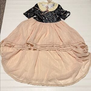 Love & Grow Velvet Catherine High Low Dress